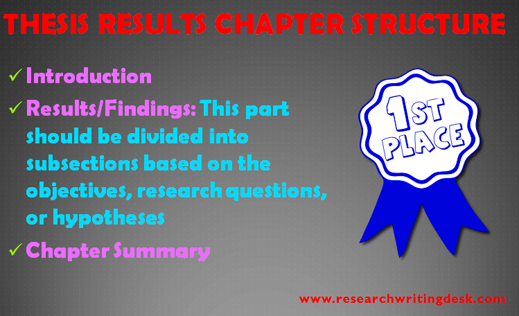 thesis results chapter